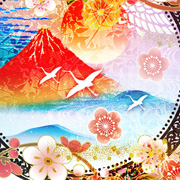 和風 幻想壁紙 龍や夜桜 紅葉 四季の幻想的な和風壁紙満載